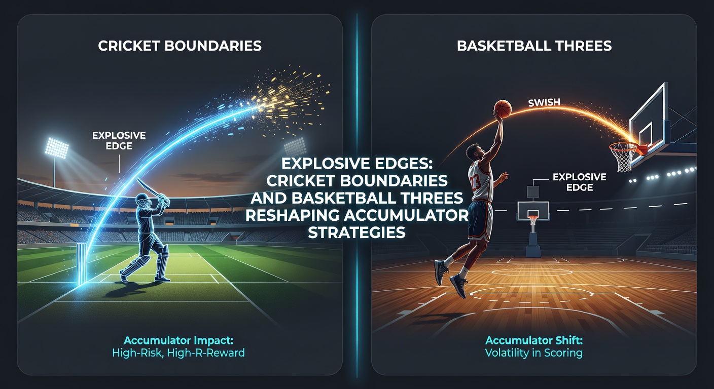 NBA player draining a deep three-pointer, teammates celebrating as the ball swishes through the net