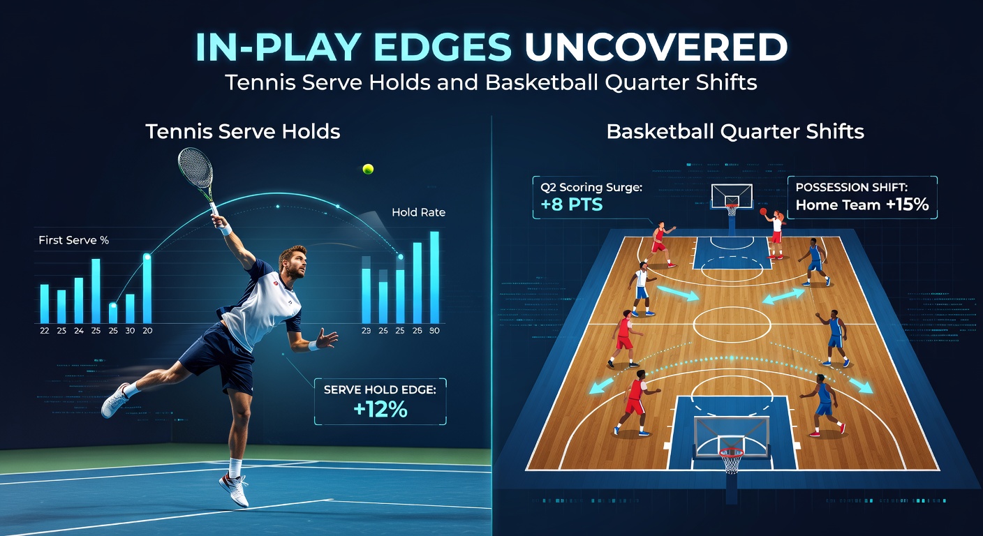 Basketball players battling for rebound during intense quarter transition, capturing shift in game momentum