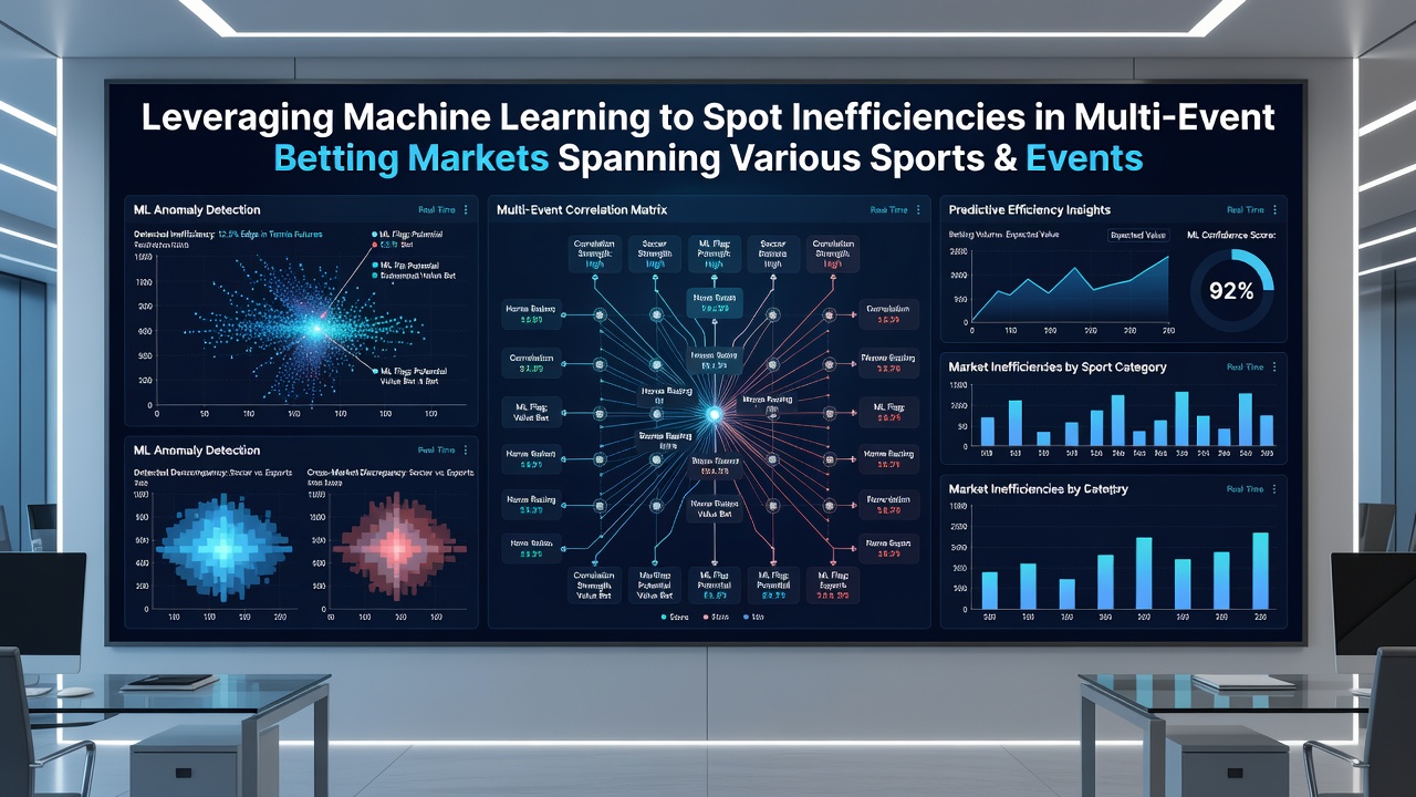 Visualization of machine learning output highlighting price discrepancies in multi-sport accumulator markets