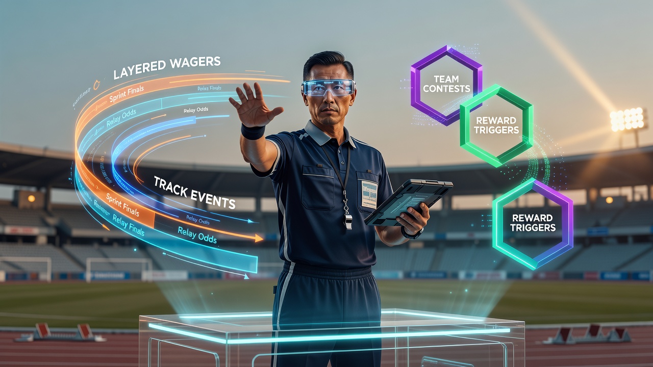 Referee decisions influencing accumulator structures in track and team sports betting markets