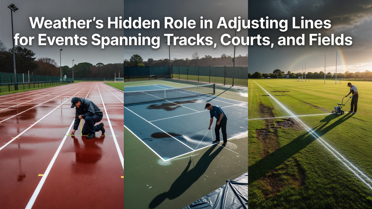 Weather impact on outdoor sports betting lines across tracks, courts, and fields